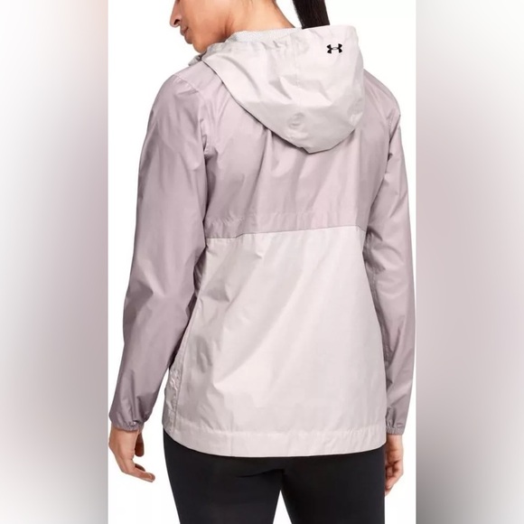 Under Armour Cloudburst Dash Pink Shell Waterproof Jacket - Picture 11 of 11